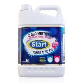 Cloro Líquido START 5% 5L Cloro Liquido Emb.  5 Lt Start 5%