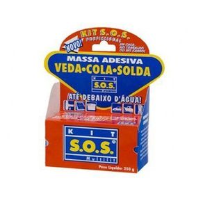 Cola Veda Solda KIT SOS 250g Cola Veda Solda 250gr Kit Sos