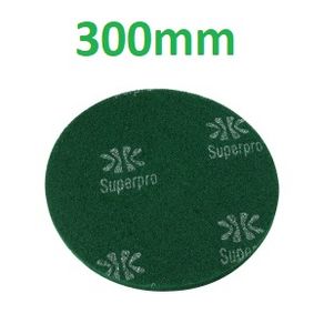 Disco SUPERPRO Limpador p/ Enceradeira Verde 300mm Disco Limpador P/enc.verde Superpro 300m