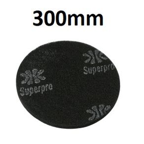 Disco SUPERPRO Removedor p/ Enceradeira Preto 300mm Disco Removedor P/enc.pto Superpro 300mm