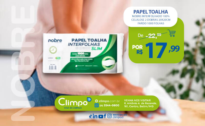 Climpo Ofertas Setembro 14- Papel Toalha Nobre