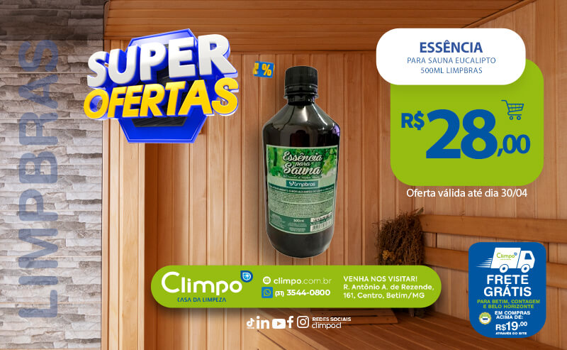 Super ofertas- 15 Essência p/sauna