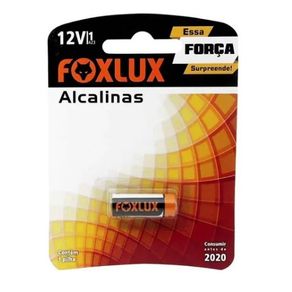 Bateria Alcalina FOXLUX 12v A23 Bateria 12v A23 Alcalina Foxlux Cartela