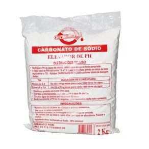 Carbonato de Sódio MIL QUÍMICA Pct.2Kg (Barrilha Leve) Carbonato de Sodio Pct.2 Kg Mil Quimica