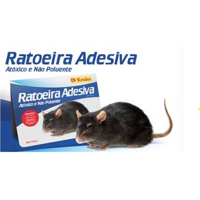 Ratoeira Adesiva KRODEC Cola Rato Ratoeira Adesiva Cola Rato Krodec