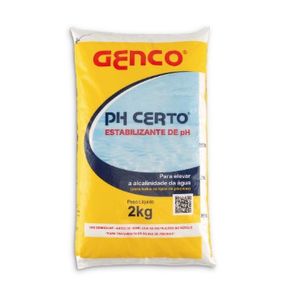 PH Certo GENCO Granulado 2Kg - Estabilizante Alcalinidade Ph Certo Alcalinidade Emb.02 Kg Genco