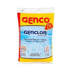 Cloro Granulado GENCO 1Kg Genclor (Refil) Cloro Granulado  1kg Genco Genclor Refil