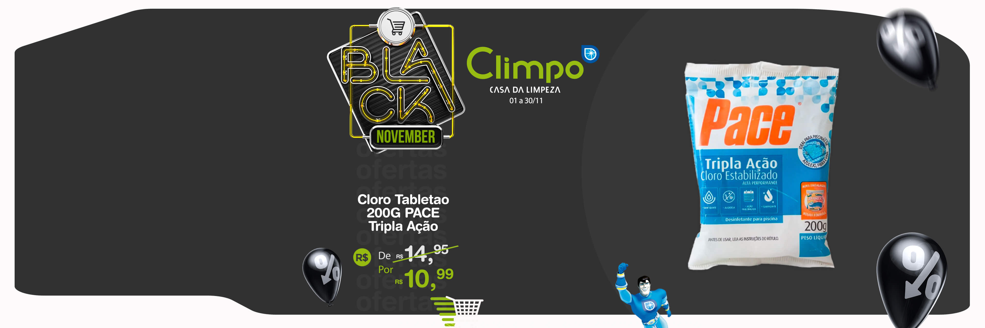 Black November Oferta 20-  Cloro Tabletão