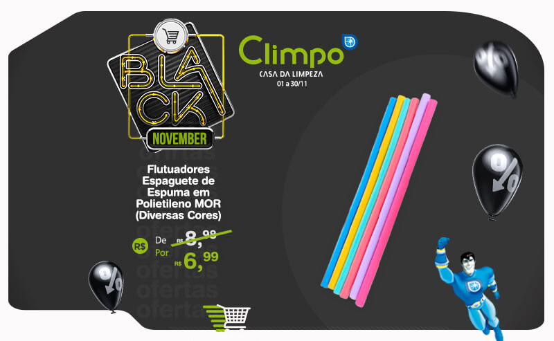 Black November Oferta 02-  Flutuadores espaguete