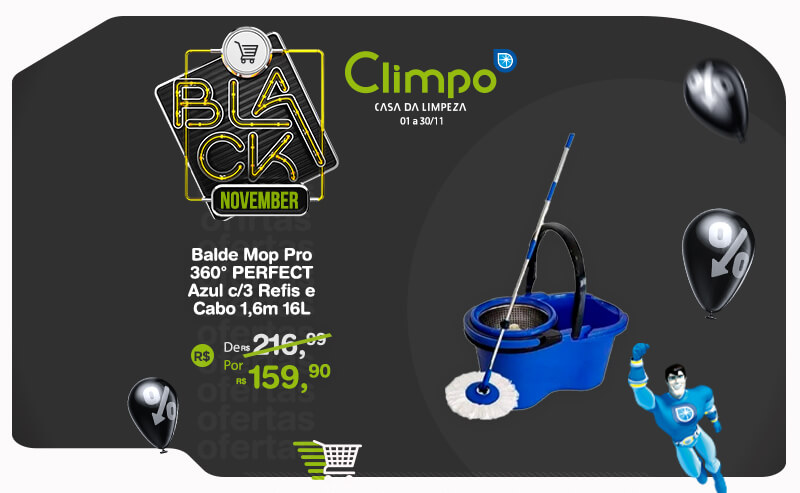 Black November Oferta 04-  Balde Mop Pro