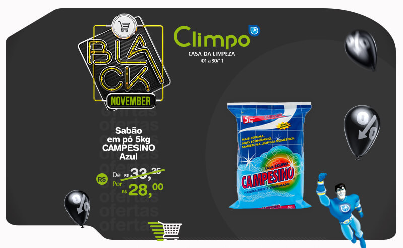 Black November Oferta 06-  Sabão em pó Campesino