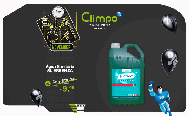 Black November Oferta 11-  Água sanitária Esenza