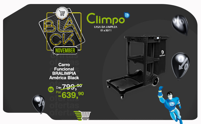 Black November Oferta 18-  Carro funcional bralimpia