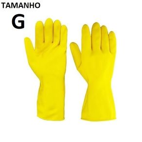 Luva Látex MUCAMBO Forrada Amarela Pro 230 Luva Latex Forr.mucambo Grd.amarela