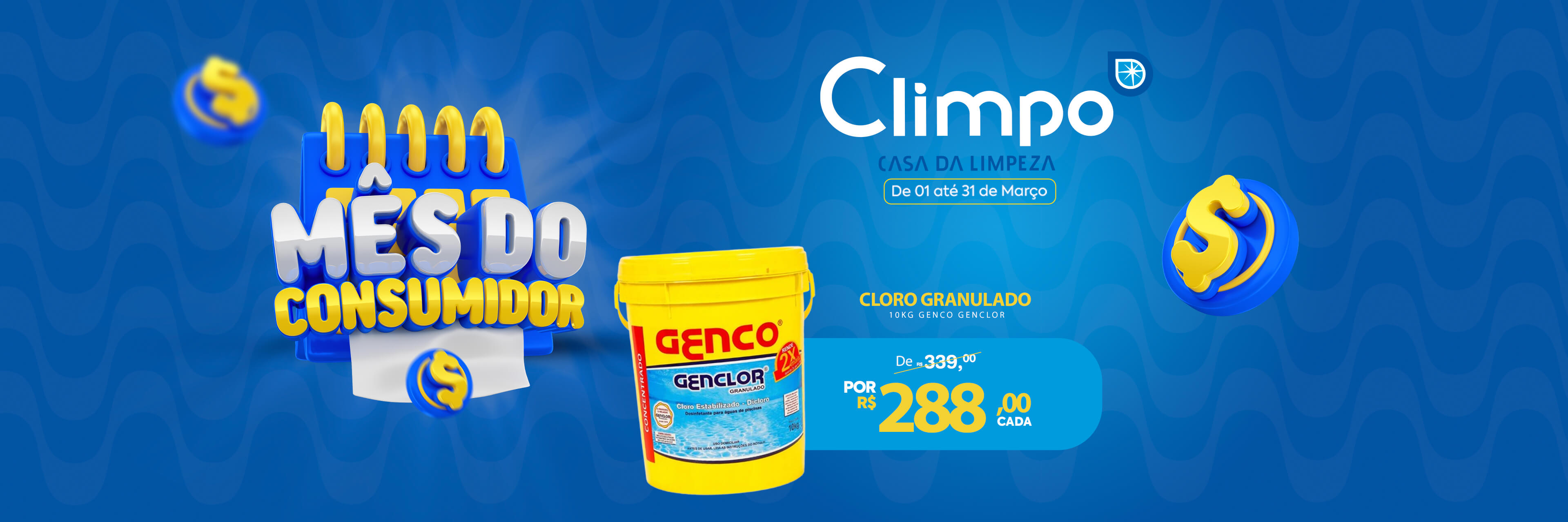 Mês do Consumidor Oferta 07-  Cloro Granulado