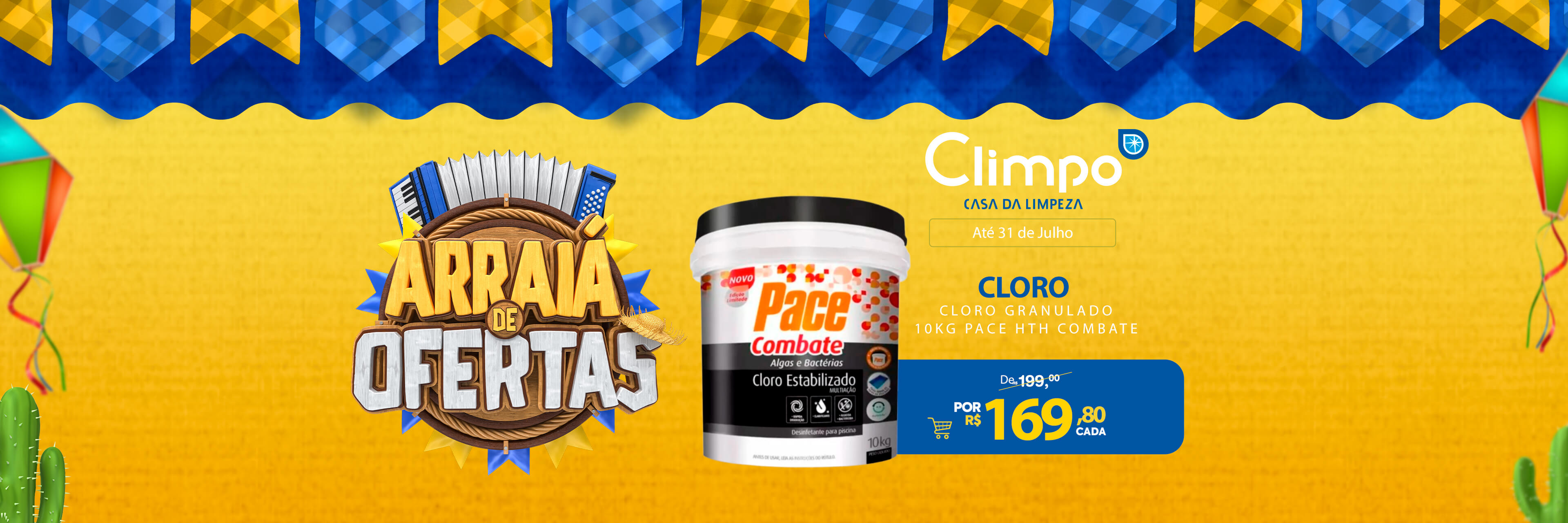 Arraiá de Ofertas 05-  Cloro granulado