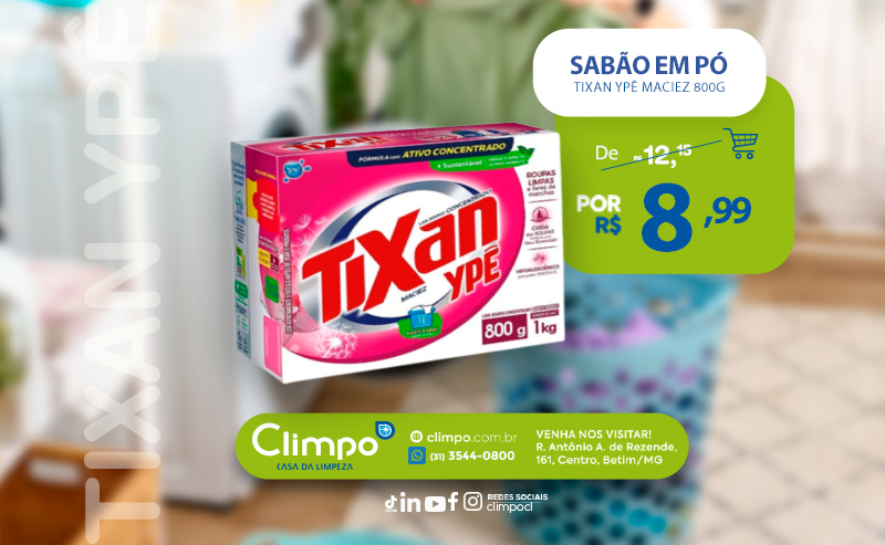 Climpo Ofertas 06- Sabão em pó Tixan