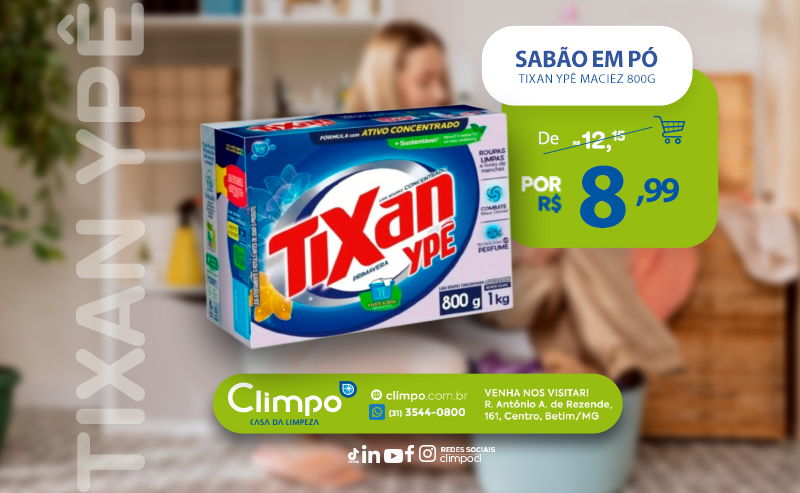 Climpo Ofertas 07- Sabão em pó Tixan Primavera