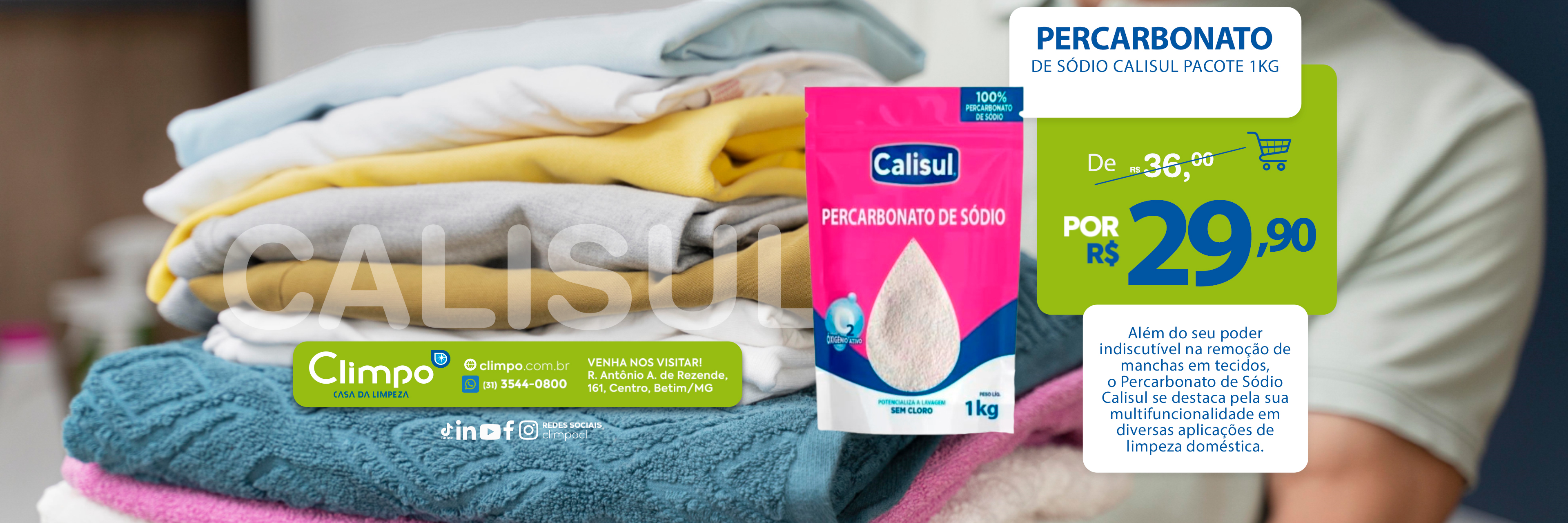 Climpo Ofertas Outubro 01-  Percarbonato de Sódio