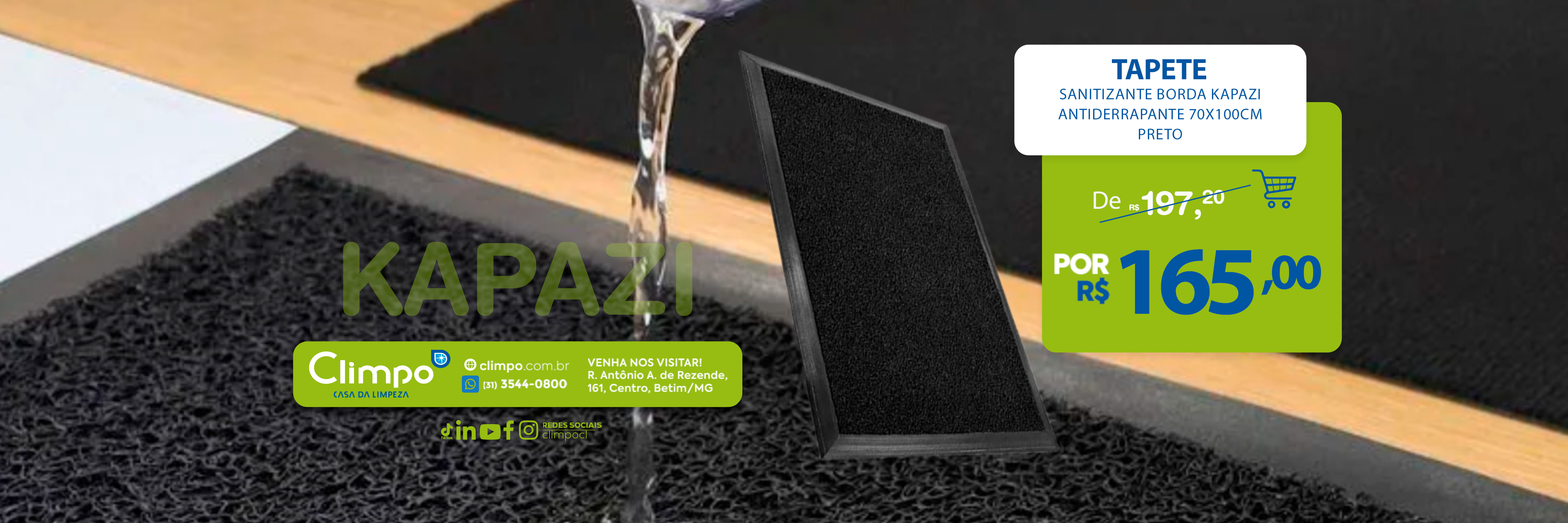 Climpo Ofertas Outubro 03-  Tapete Sanitizante