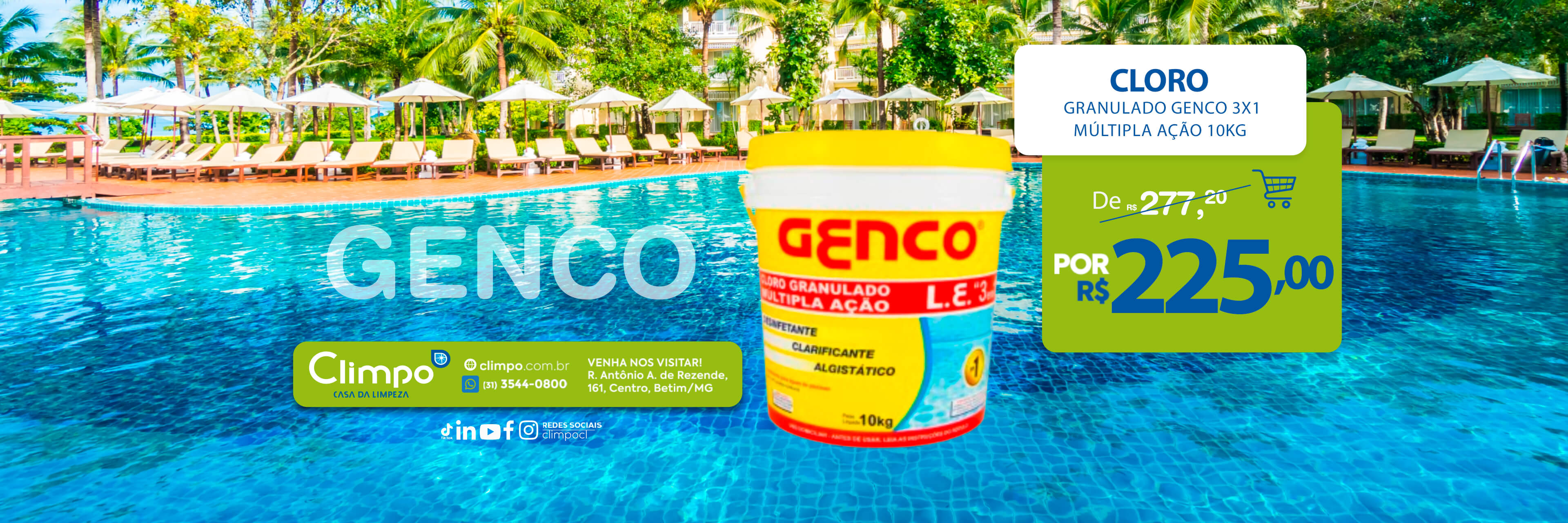 Climpo Ofertas Outubro 06- Cloro Granulado Genco