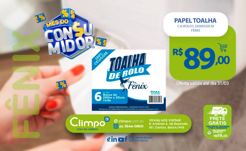 Mês do consumidor Ofertas 9- Papel toalha