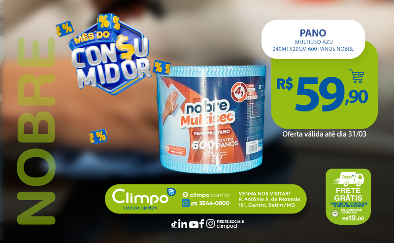 Mês do consumidor Ofertas 11- Pano multiuso