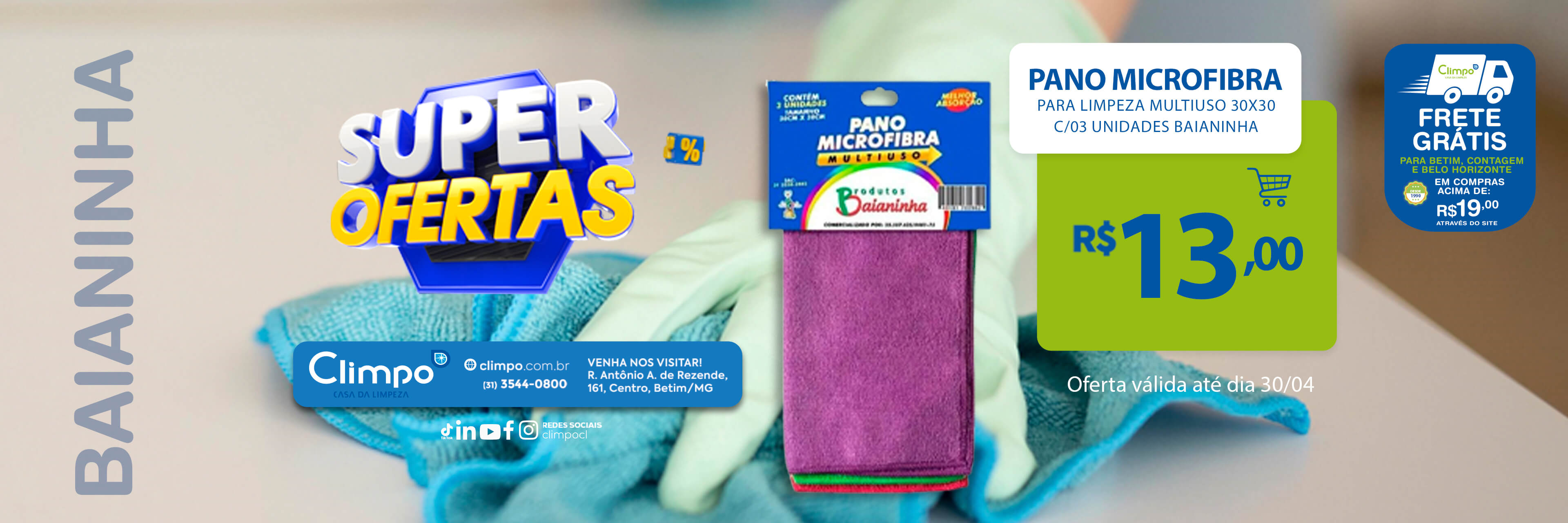 Super ofertas- 08 Pano Microfibra