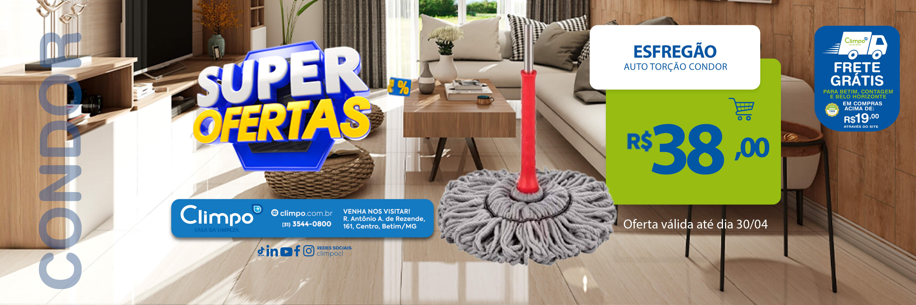 Super ofertas- 10 Esfregão autorção