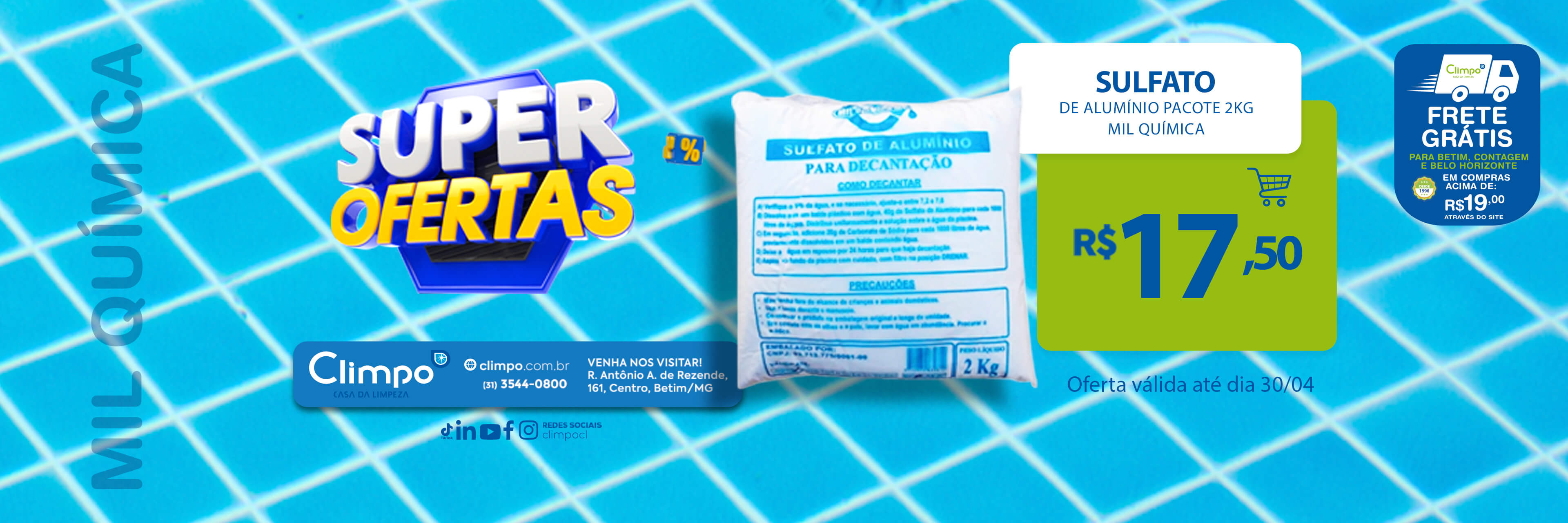 Super ofertas- 12 Sulfato de alumínio