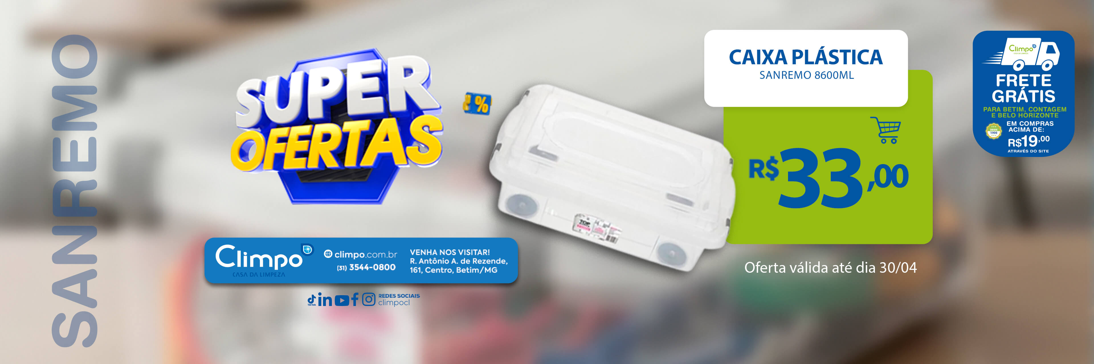 Super ofertas- 13 Caixa plástica