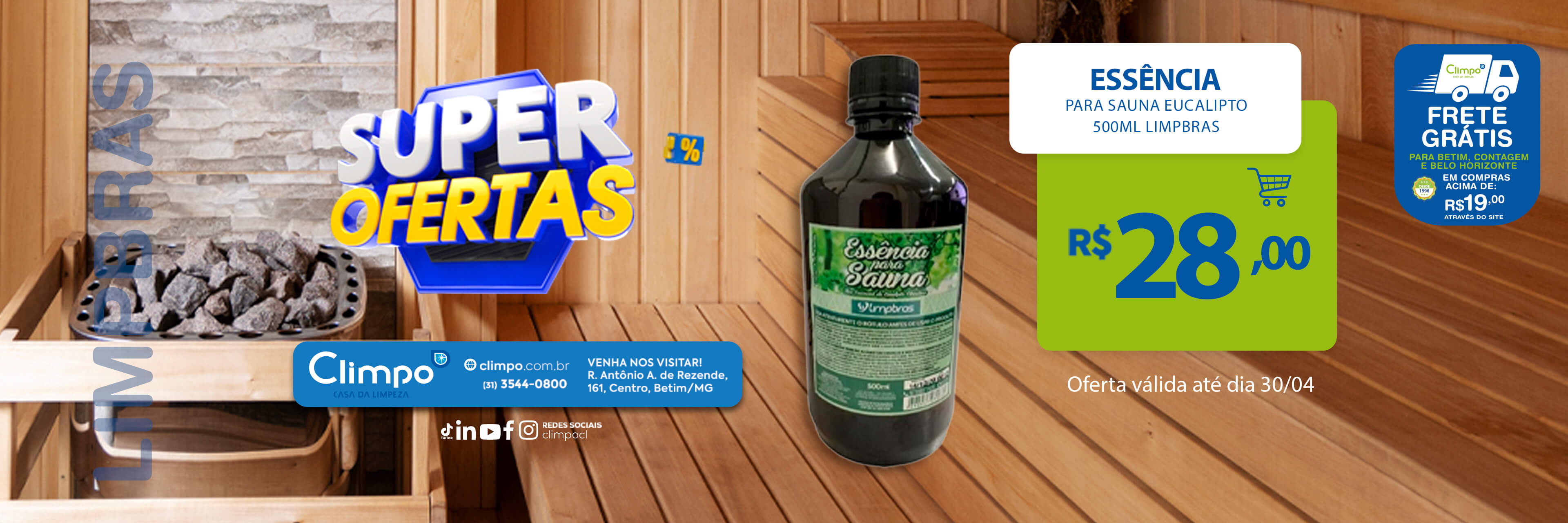 Super ofertas- 15 Essência p/sauna