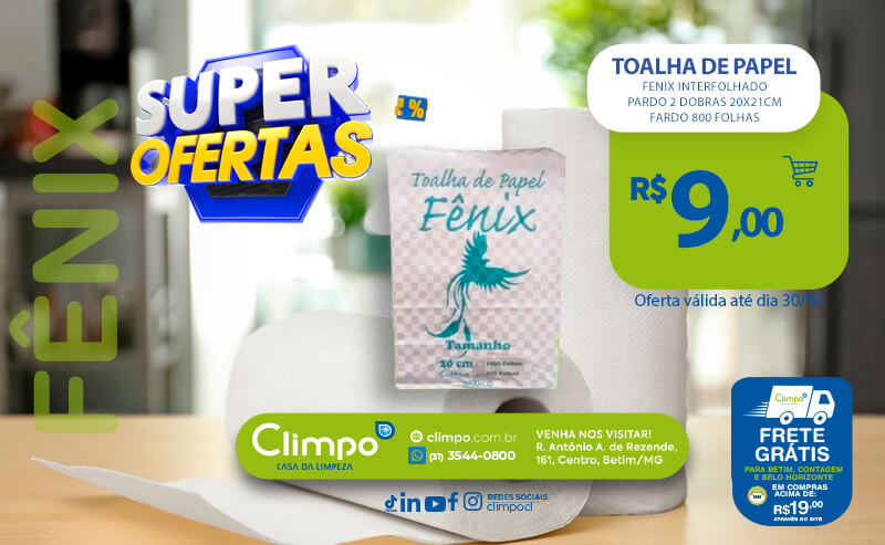 Super ofertas- 16 Toalha de papel fênix
