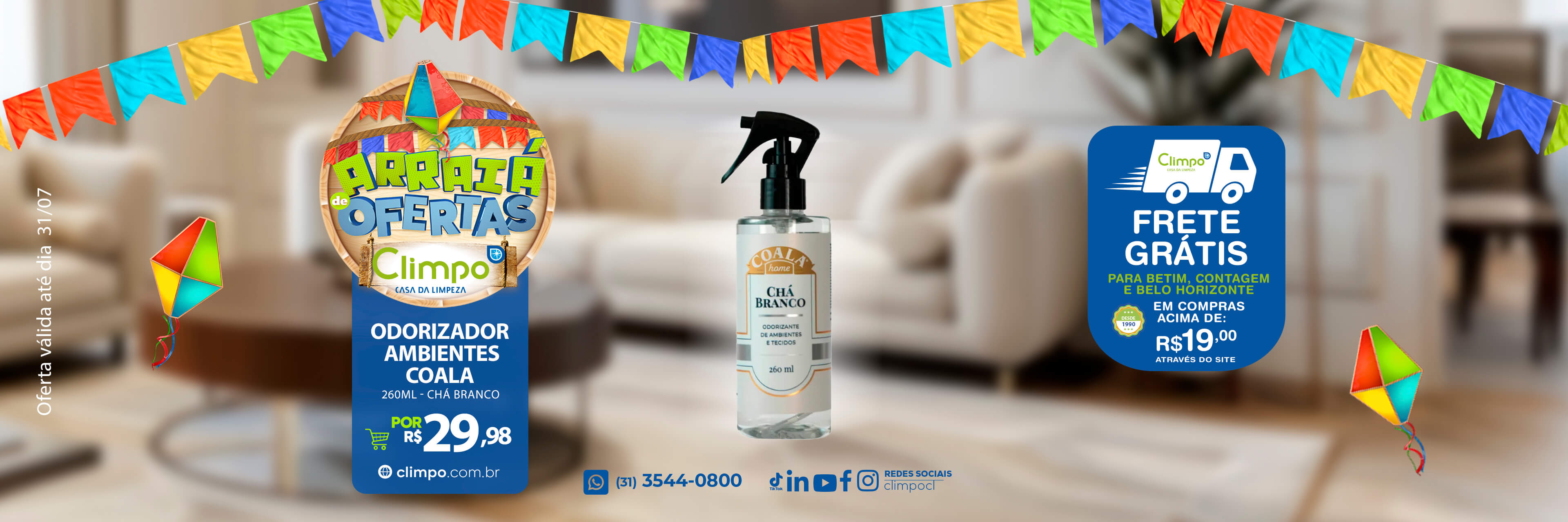 Arraiá de ofertas Climpo - 02: Odorizador Coala