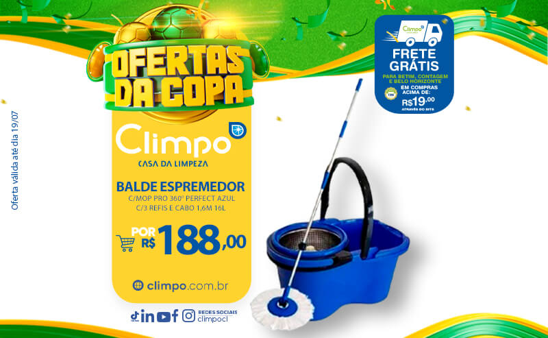 Climpo Ofertas da copa - 01: Balde espremedor