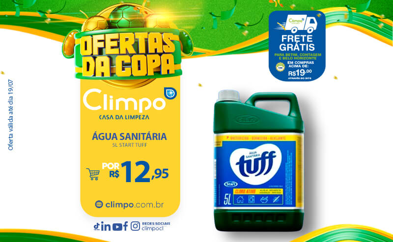 Climpo Ofertas da copa - 02: Água sanitária