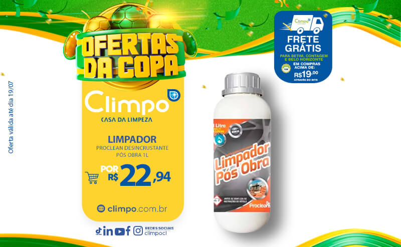 Climpo ofertas da copa - 08: Limpador Proclean