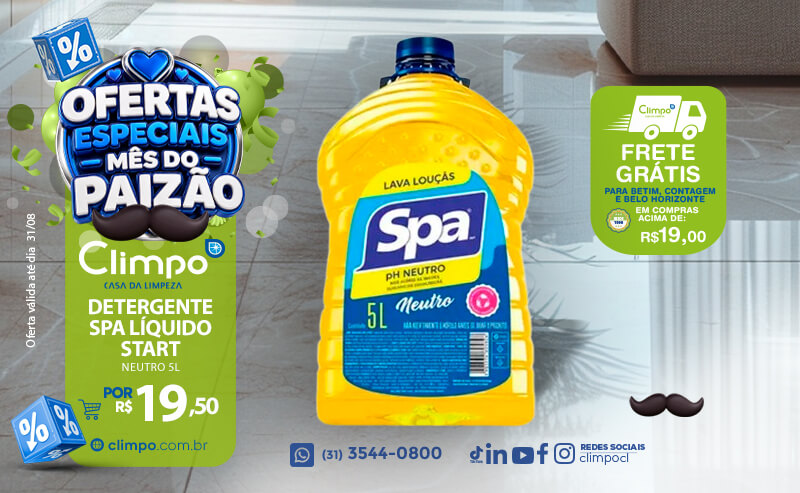 Ofertas especiais mês dos pais - 03: Detergente Spa líquido