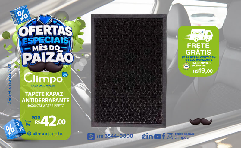 Ofertas especiais mês dos pais - 06: Tapete Kapazi