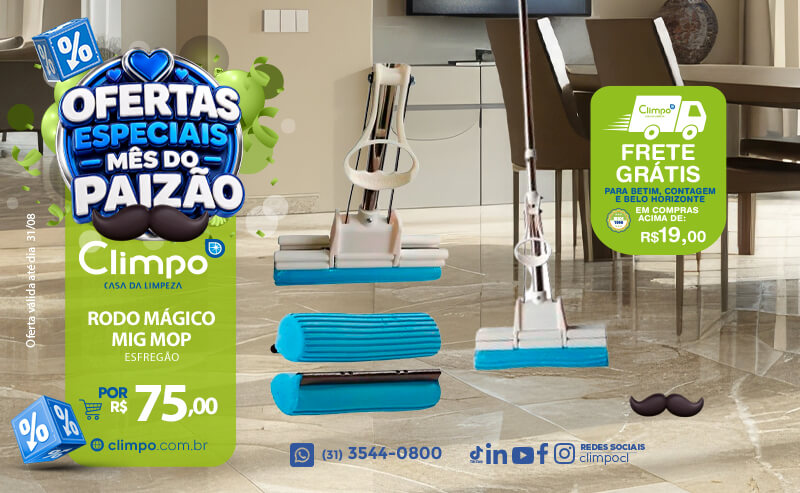 Ofertas especiais mês dos pais - 07: rodo magico