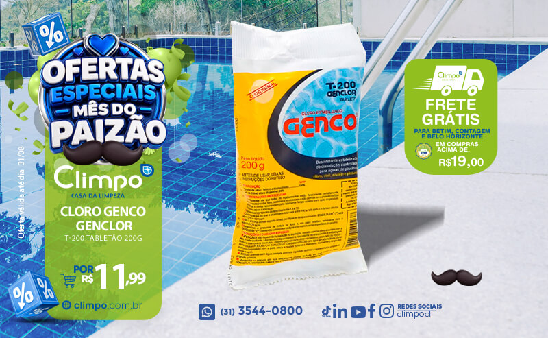 Ofertas especiais mês dos pais - 10: cloro genco genclor
