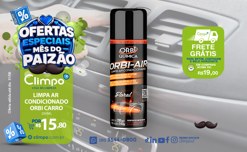 Ofertas especiais mês dos pais - 11: Limpa ar condicionado