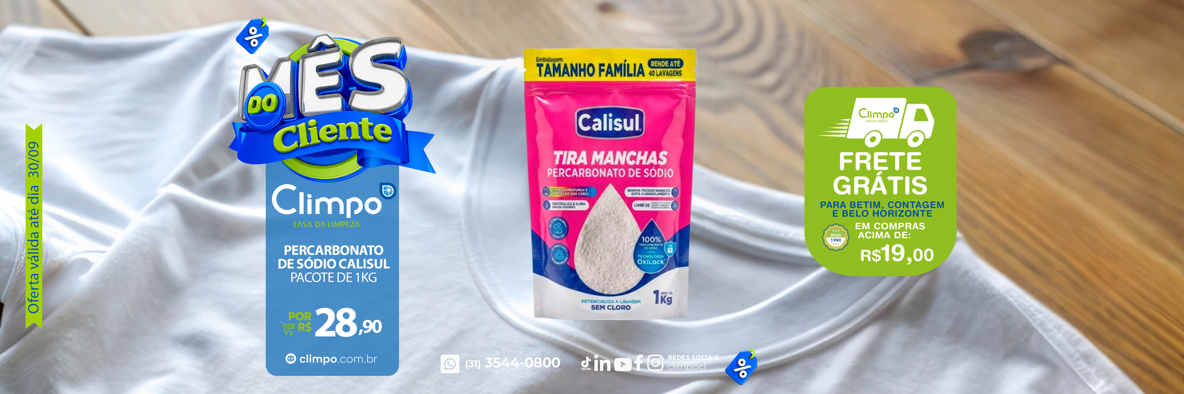 Ofertas Mês do cliente - 06: Percabonato de sódio