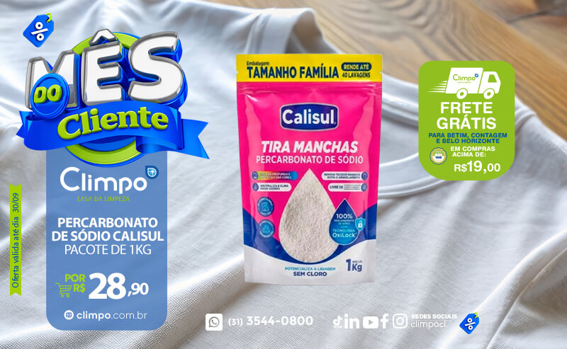 Ofertas Mês do cliente - 06: Percabonato de sódio