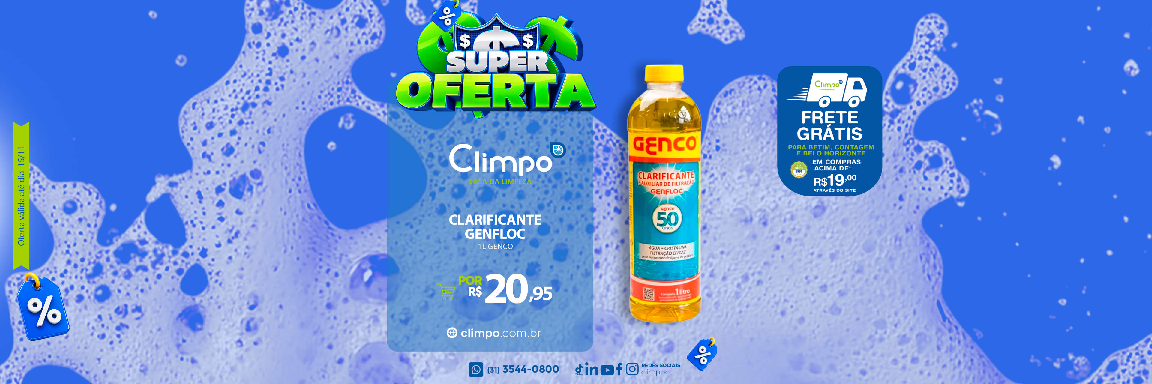 Super oferta - 03: Clarificante Genfloc 1l