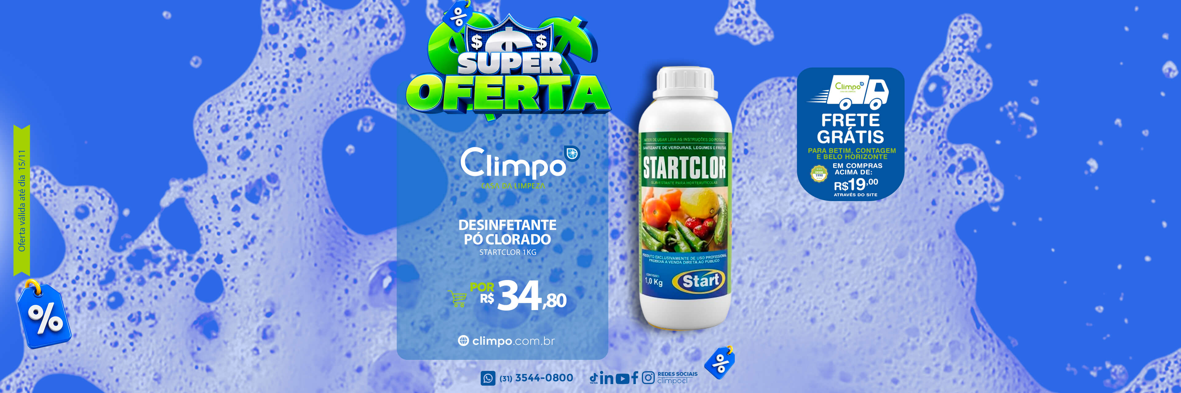 Super oferta - 04: Desinfetante pó clorado