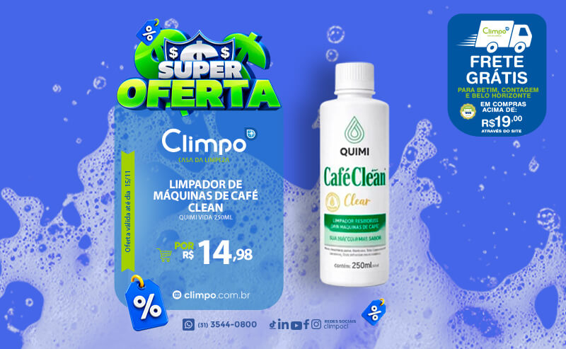 Super oferta - 01: Limpador de máquinas de café