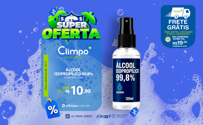 Super oferta - 02: Alcool isopropílico 99,8%