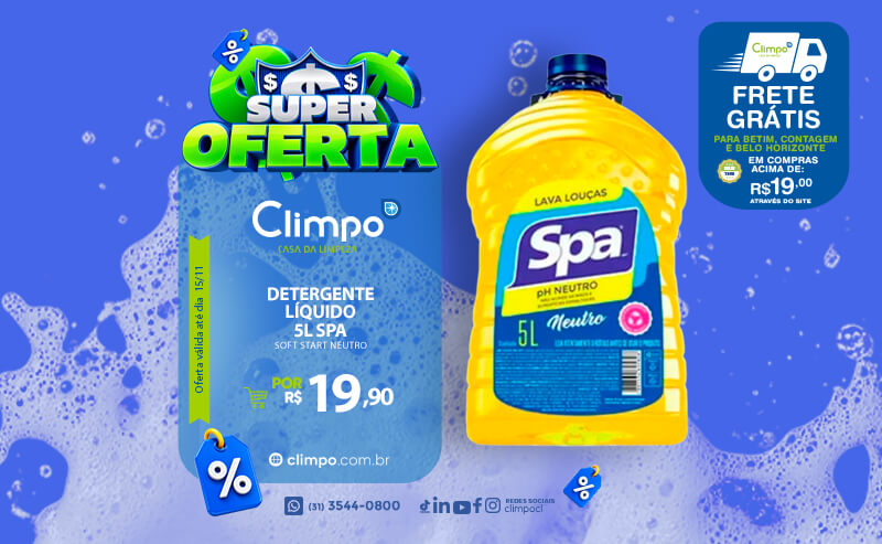 Super oferta - 05: Detergente líquido SPA 5L