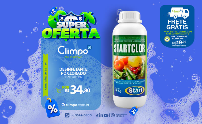 Super oferta - 04: Desinfetante pó clorado